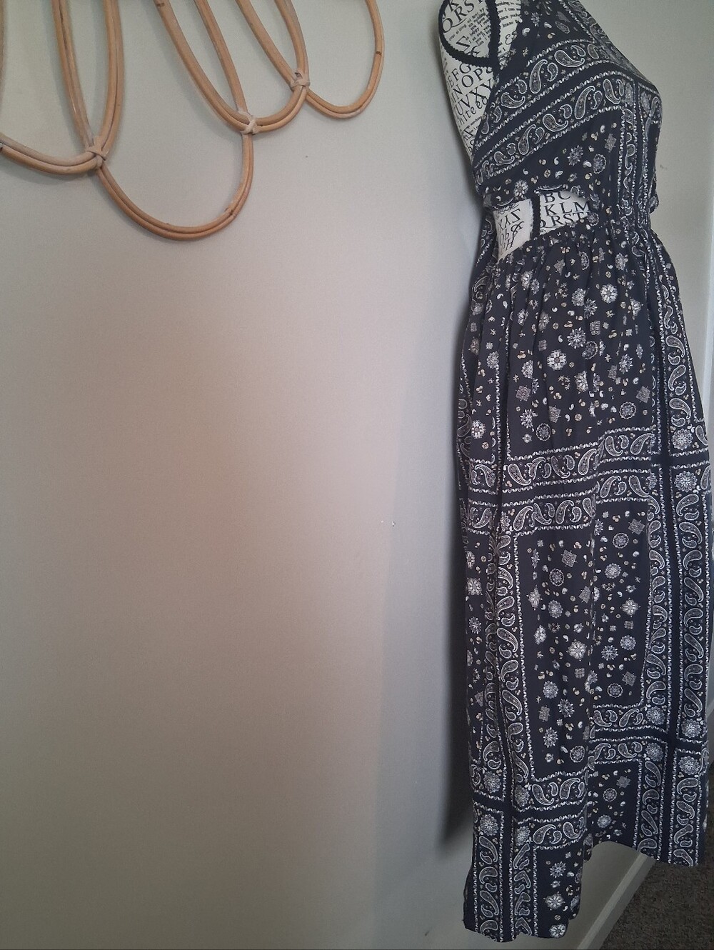 J. Crew Side-cutout halter dress in bandana-print cotton poplin Size S - Picture 6 of 12